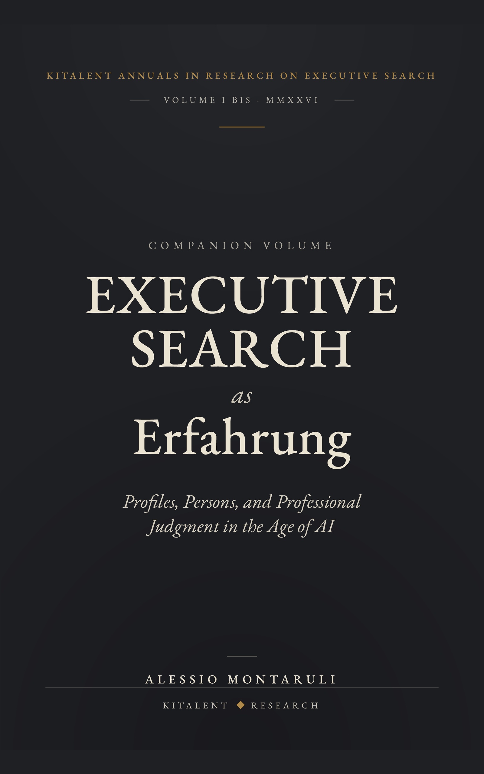 Cover of Executive Search as Erfahrung