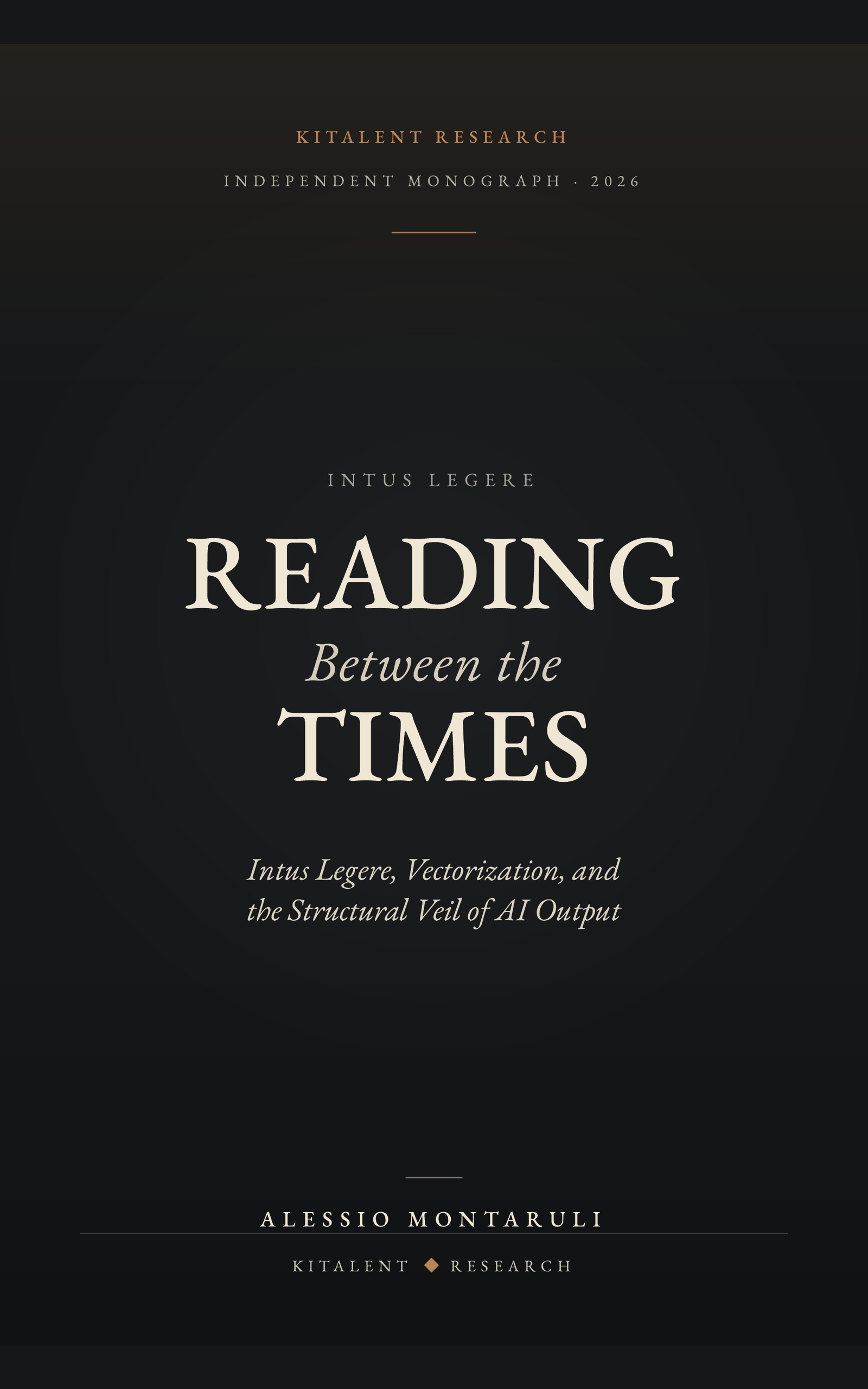 Cover of Reading Between the Times by Alessio Montaruli