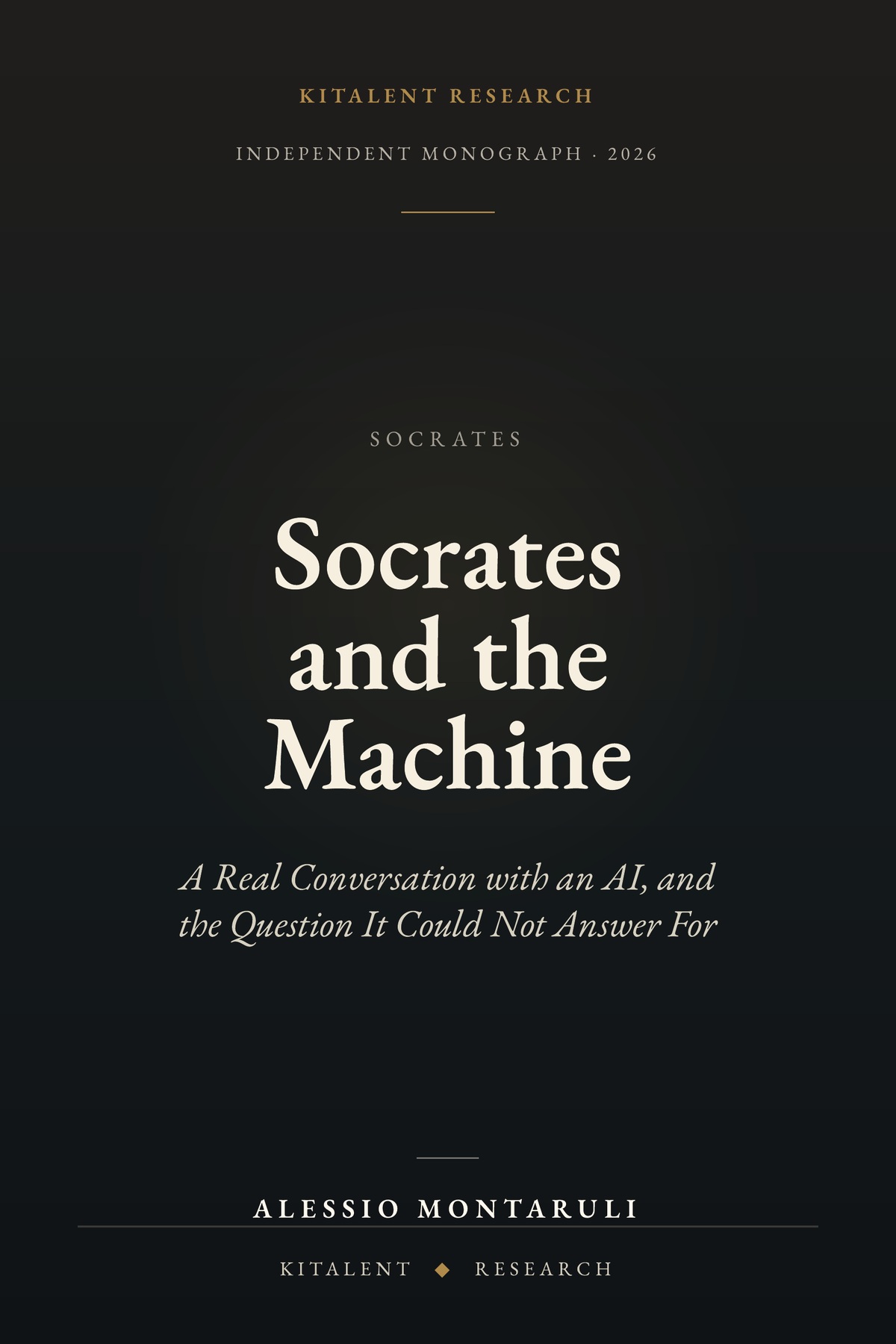 Cover of Socrates and the Machine by Alessio Montaruli